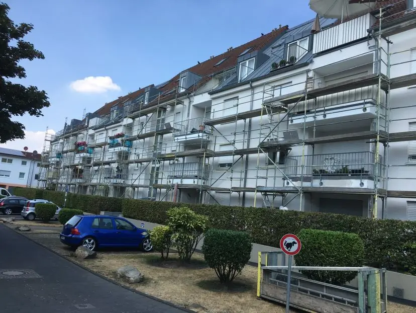 Projektfoto fassadenrenovierung wohnanlage